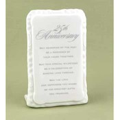 25th Anniversary Plaque