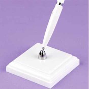 White Square Base Pen