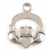 Silver Tone Claddagh Charms