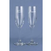Bride &amp; Groom Script Flutes