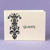 Ivory Vintage Bouquet Guest Book