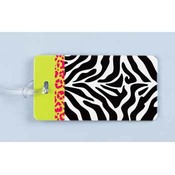 Zebra Luggage Tag