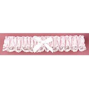 Lt Pink Ribbon &amp; Lace Garter