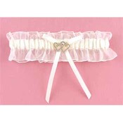 Ivory Crystal All My Heart Garter
