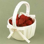 Ivory With All My Heart Basket