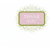 Decorative Design Thank You Cards