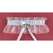 Blue Linked at the Heart Garter