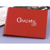 Red Funky Guest Book