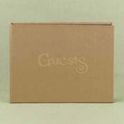 Gold Funky Guest Book
