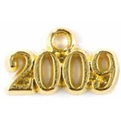 Gold Tone 2009 Charm