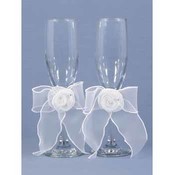 "Pure Romance" Toasting Flutes