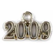 Silver Tone 2009 Charm