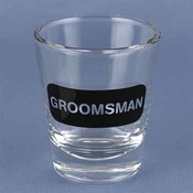 Groomsman Shot Glass
