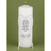 This Day I Marry Lace Unity Candle Set