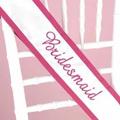Bridesmaid Sash
