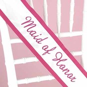 Maid of Honor Sash