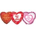 Valentine's Econo Jumbo Balloon Assorted - 10 pk