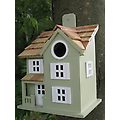 Fledgling Series Townhouse Birdhouse (Grey)