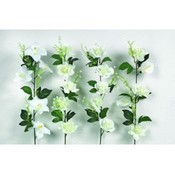White Flower Stem Asst.