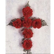 21'' Promo Carnation Cross