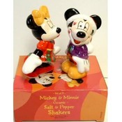 Minnie &amp; Mickey Mouse Salt and Pepper Set