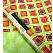 Mod Squares reversible roll wrap-35sq ft