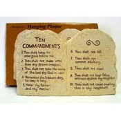 Ten Commandments Plaque