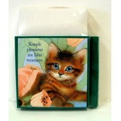 Magnetic Hold-a-Note Kitten Design