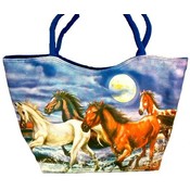 Horses Leisure Canvas Bag