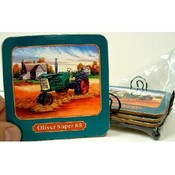 Oliver "Super 88" 4pc coaster set w stand