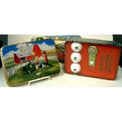 John Deere Embossed Tin With Golf Gift Sets