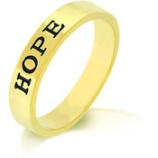 Hope Gold Tone Ring