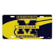 University Of Michigan Car Tag Swoosh
