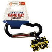 University Of Michigan Keychain Carabiner Pvc