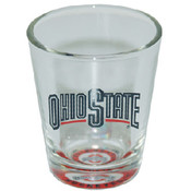 Ohio State University Shotglass Bulllseye Bottom