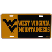 West Virginia University Car Tag Color Block