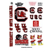 South Carolina University Stickers Full Page Vinyl