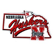 University Of Nebraska Magnet 2D Mascot Map