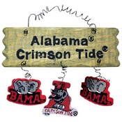 University Of Alabama Mascot Plaque Wood