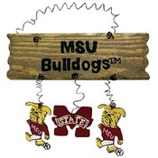 Mississippi State University Plaque Wood