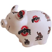 Ohio State University Bank Piggy All Over
