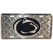 Penn State Car Tag Diamond Plt