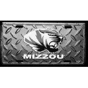 University Of Missouri Car Tag Plt Diamond Plt