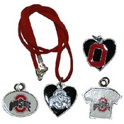Ohio State University Jewelry Necklace Suede Assor