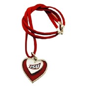 Iowa State Jewelry Necklace Suede Assorted