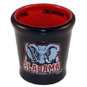 University Of Alabama Shotglass Relief