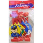 8 Count Birthday Heroes Blowouts