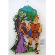 Hercules &amp; Megara Window Cling