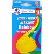 Money House Blessing Rainbow Incense Cones