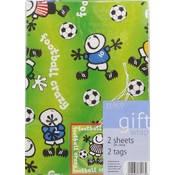 Gift Wrap "Football Crazy"